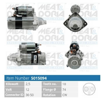 żtartér MEAT & DORIA 5015094