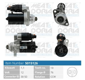żtartér MEAT & DORIA 5015126