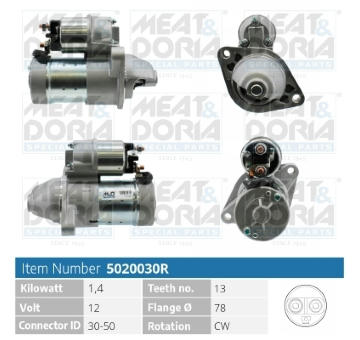 żtartér MEAT & DORIA 5020030R