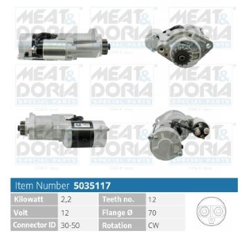 żtartér MEAT & DORIA 5035117