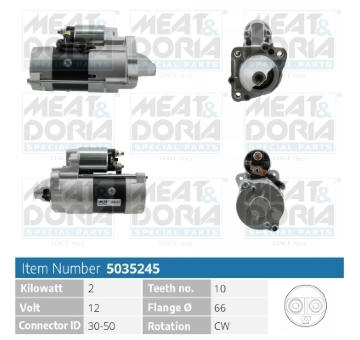 żtartér MEAT & DORIA 5035245