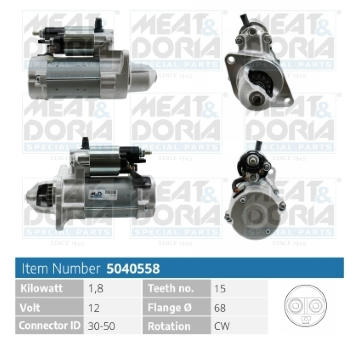 żtartér MEAT & DORIA 5040558