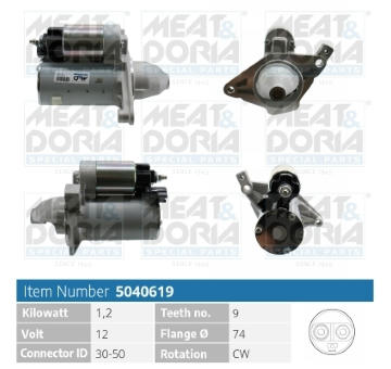 żtartér MEAT & DORIA 5040619