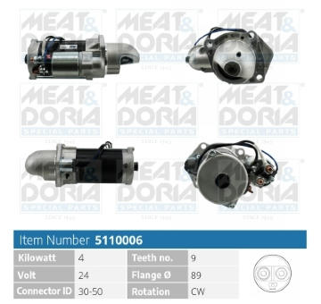 żtartér MEAT & DORIA 5110006