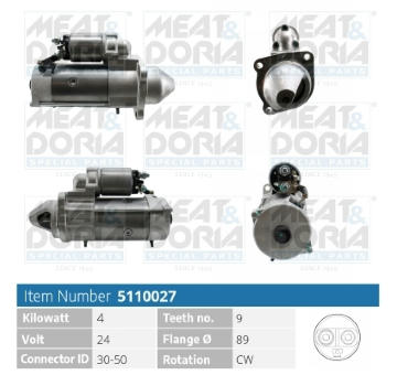 żtartér MEAT & DORIA 5110027