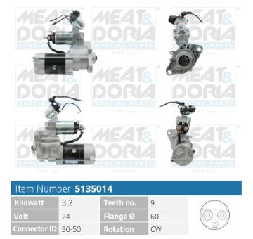 żtartér MEAT & DORIA 5135014
