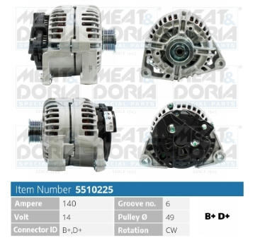 Alternátor MEAT & DORIA 5510225