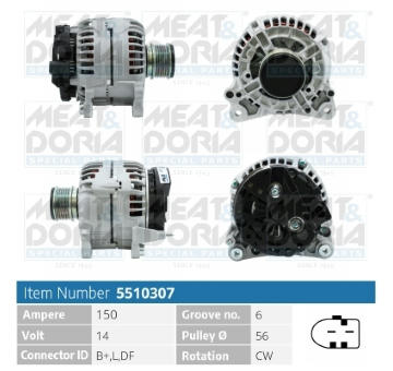 Alternátor MEAT & DORIA 5510307
