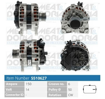 Alternátor MEAT & DORIA 5510627