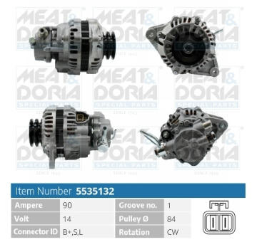 Alternátor MEAT & DORIA 5535132