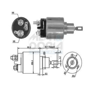 Elektromagnetický spínač pre żtartér MEAT & DORIA 46030
