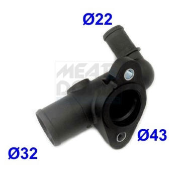 Príruba chladenia MEAT & DORIA 93182