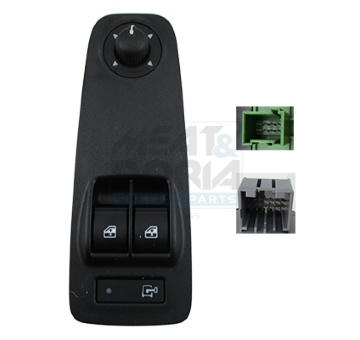 ovladač stahování okna MEAT&DORIA L sdružený FIAT, ALFA ROMEO, PEUGEOT, LANCIA