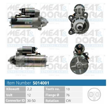 żtartér MEAT & DORIA 5014001