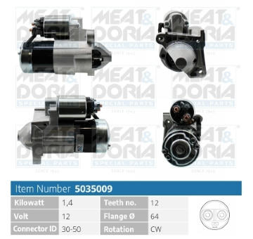 żtartér MEAT & DORIA 5035009