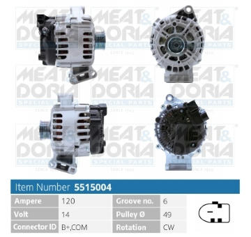 Alternátor MEAT & DORIA 5515004