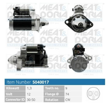 żtartér MEAT & DORIA 5040017