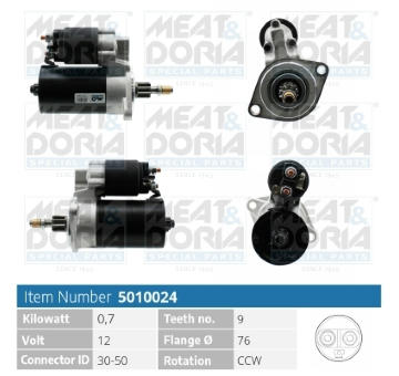 żtartér MEAT & DORIA 5010024