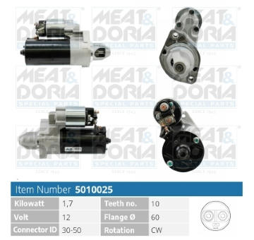 żtartér MEAT & DORIA 5010025
