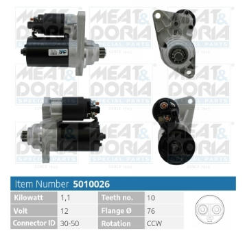 żtartér MEAT & DORIA 5010026