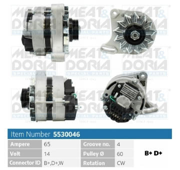 Alternátor MEAT & DORIA 5530046