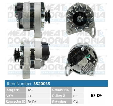 Alternátor MEAT & DORIA 5530055