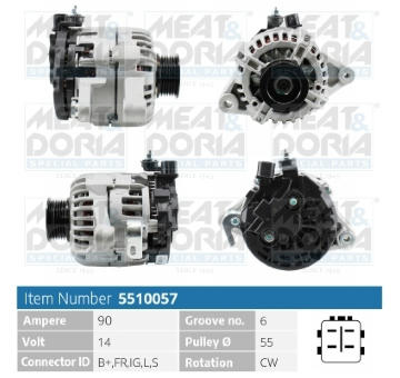 Alternátor MEAT & DORIA 5510057