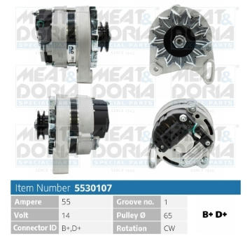 Alternátor MEAT & DORIA 5530107