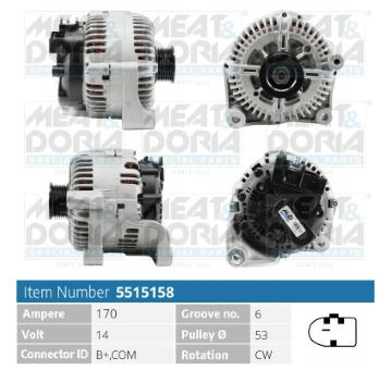 Alternátor MEAT & DORIA 5515158