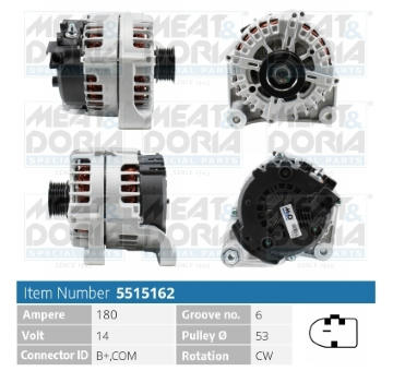 Alternátor MEAT & DORIA 5515162