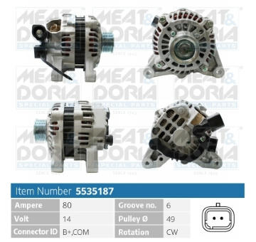 Alternátor MEAT & DORIA 5535187