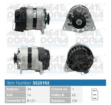 Alternátor MEAT & DORIA 5525192