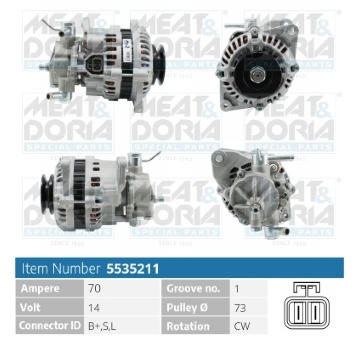Alternátor MEAT & DORIA 5535211