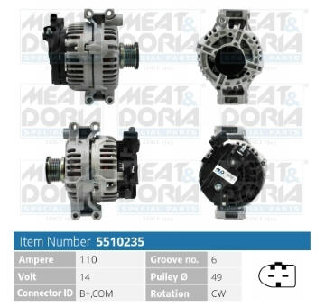 Alternátor MEAT & DORIA 5510235