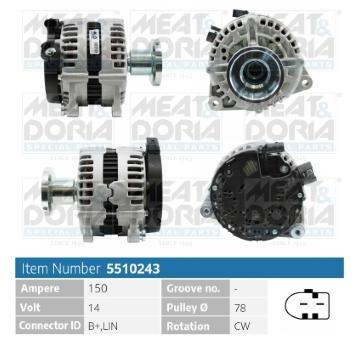 Alternátor MEAT & DORIA 5510243