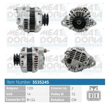 Alternátor MEAT & DORIA 5535245