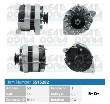 Alternátor MEAT & DORIA 5515282