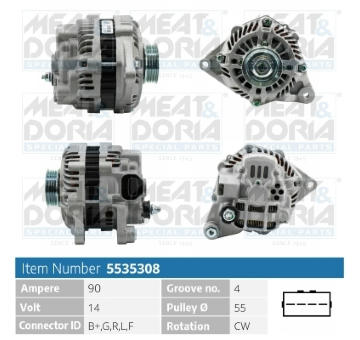 Alternátor MEAT & DORIA 5535308