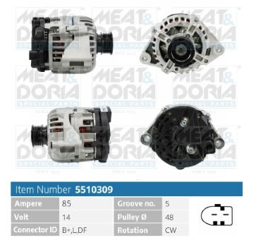 Alternátor MEAT & DORIA 5510309