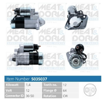 żtartér MEAT & DORIA 5035037
