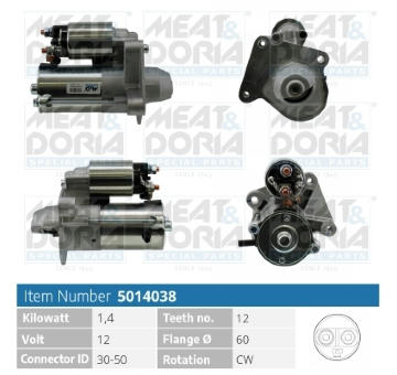 żtartér MEAT & DORIA 5014038
