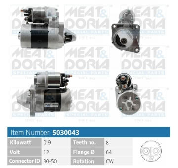 żtartér MEAT & DORIA 5030043