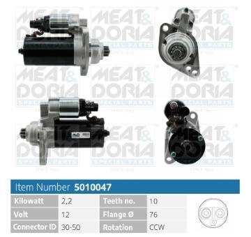 żtartér MEAT & DORIA 5010047