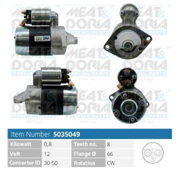 żtartér MEAT & DORIA 5035049