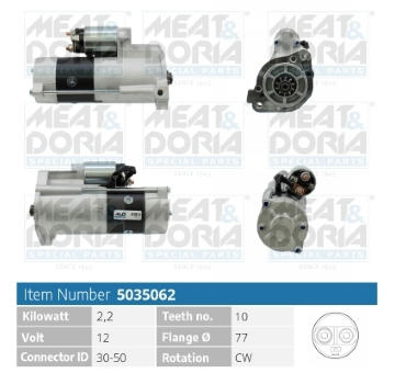 żtartér MEAT & DORIA 5035062