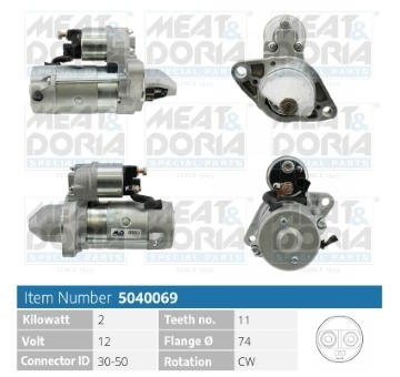żtartér MEAT & DORIA 5040069