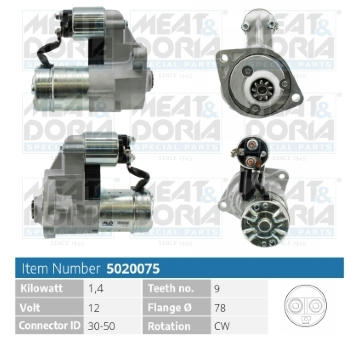 żtartér MEAT & DORIA 5020075