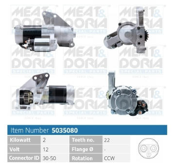 żtartér MEAT & DORIA 5035080