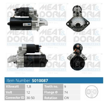 żtartér MEAT & DORIA 5010087