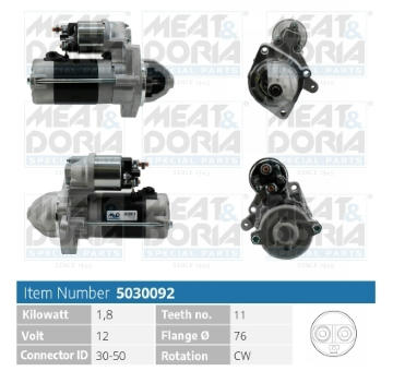 żtartér MEAT & DORIA 5030092